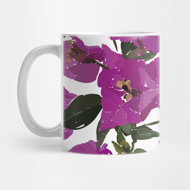 Purple bougainvillea by GreekTavern